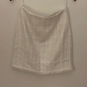 White Pink Lilly skirt in Small
